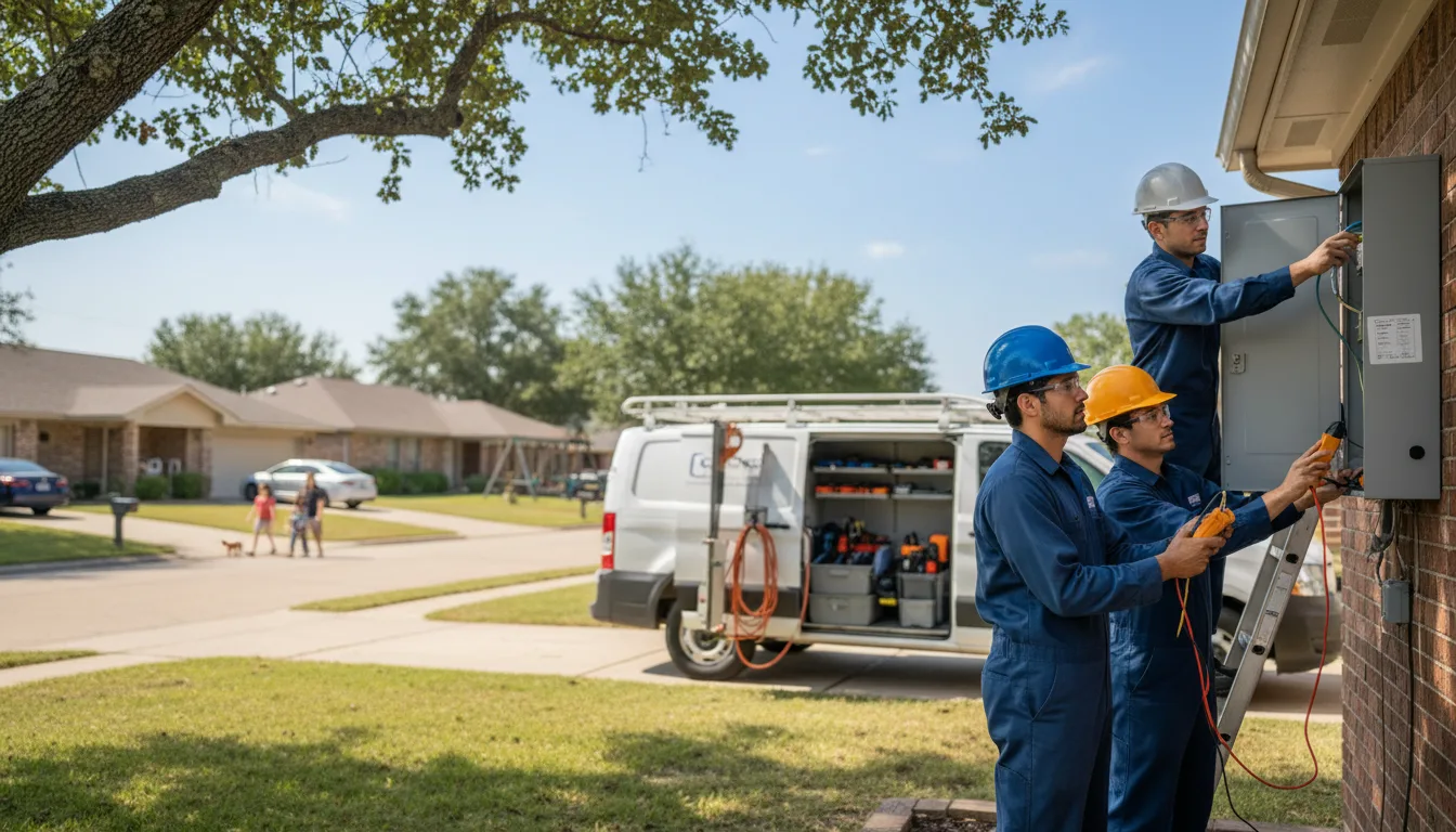 Certified electrician providing emergency electrical services in Centrahoma, OK